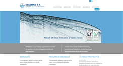 Desktop Screenshot of esgemar.com