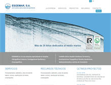 Tablet Screenshot of esgemar.com
